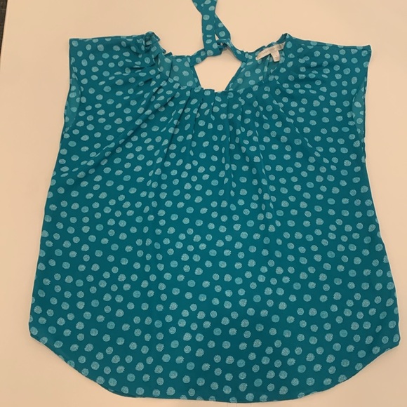 LC Lauren Conrad 100% Polyester Sleeveless Blouse, L - Picture 5 of 12